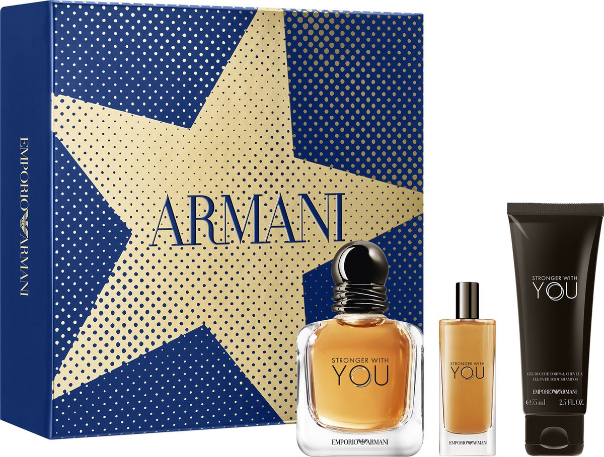 Emporio Armani Stronger With You kit de parfums et de produits pour le bain  3 pièce(s)... | bol