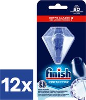 Finish Gloss Protector Liquide Lave-Vaisselle - 12 x 30 g