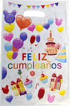 Fako Bijoux® - Uitdeelzakjes - 10 stuks - Traktatie Zakjes Voor Uitdeelcadeautjes - Uitdeelzakjes Kinderfeestje - Verjaardag - Feliz Cumpleaños