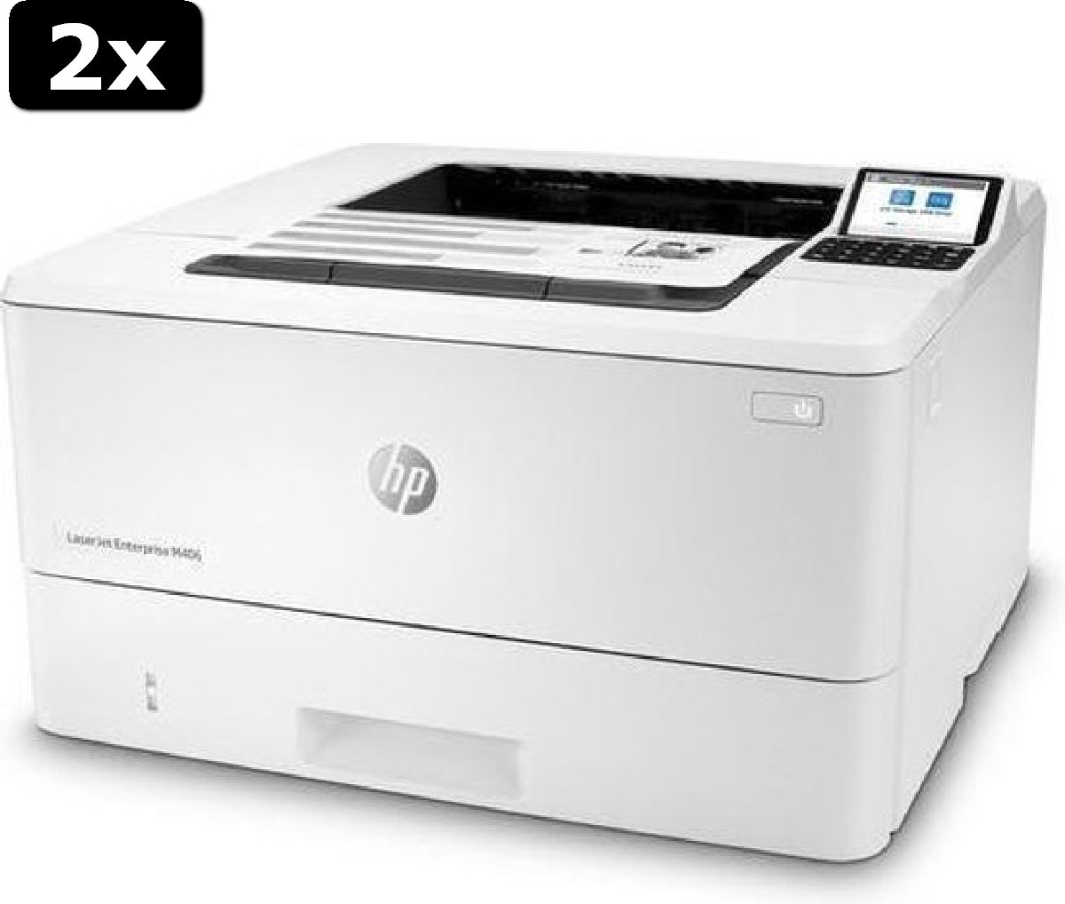 2x HP LaserJet Enterprise M406dn Laserprinter