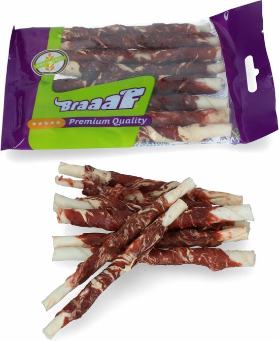 Braaaf Rol Sticks 12 cm Lam - Vis 80 gr