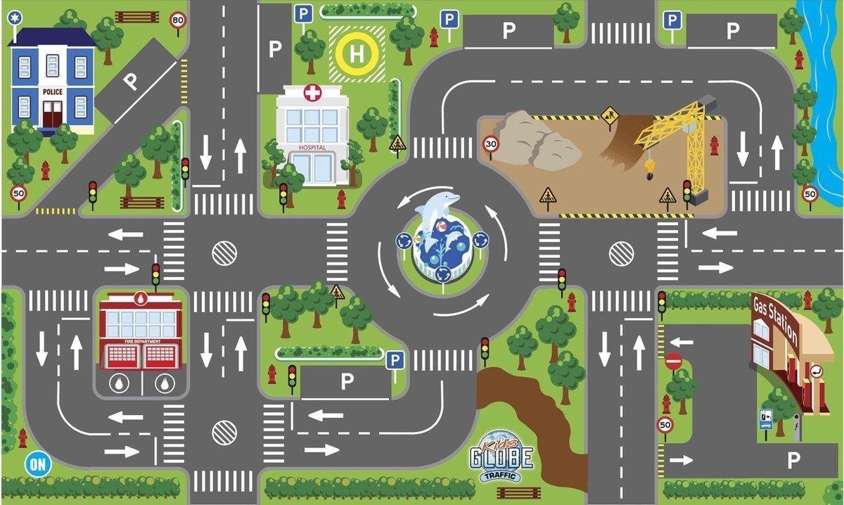 Kids Globe Speelkleed Verkeer met Led verkeerslichten — afbeelding 3
