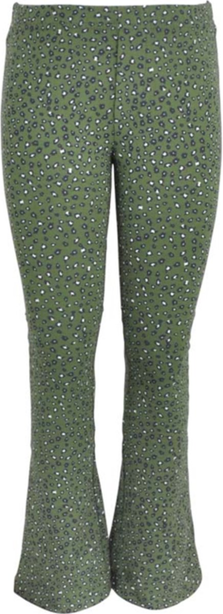 Lovestation22-Girls Flared Pants Myla -Cactus Green