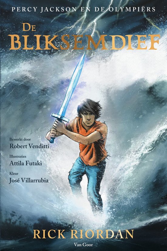 Percy Jackson en de Olympiërs 1 -   De bliksemdief - cover