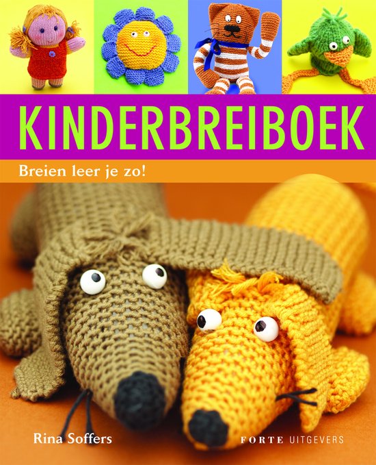 Cover van het boek 'Kinderbreiboek' van Rina Soffers