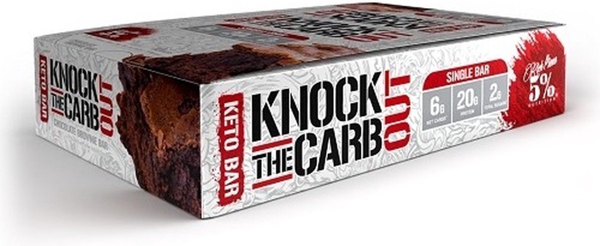 Knock the Carb Out Bar 10repen Choco Brownie