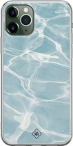 Casimoda® hoesje - Geschikt voor iPhone 11 Pro - Oceaan - Siliconen/TPU telefoonhoesje - Backcover - Water - Blauw