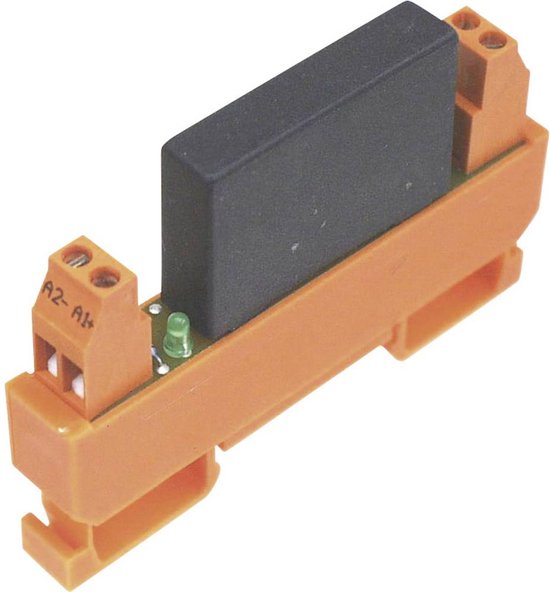 Jadeshay Halfgeleiderrelais, 25 A enkelfasige solid state relais SSR halfgeleiderrelaismodule DC naar DC 3-32V DC ingang 0-600V DC uitgang