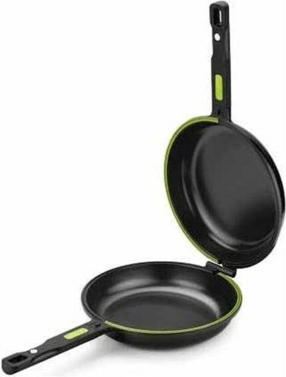 Omeletpan BRA A121466 Ø 20 cm Zwart Aluminium