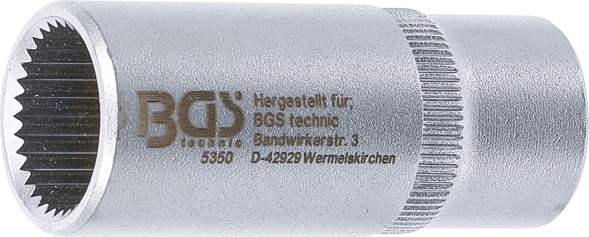 BGS Dopsleutel veeltand voor injectiepompen bij Mercedes-Benz dieselmotoren 33 tanden