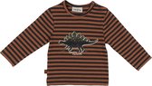 Frogs and Dogs - Dino Park Shirt Yarn Dyed Dino - - Maat 68 -