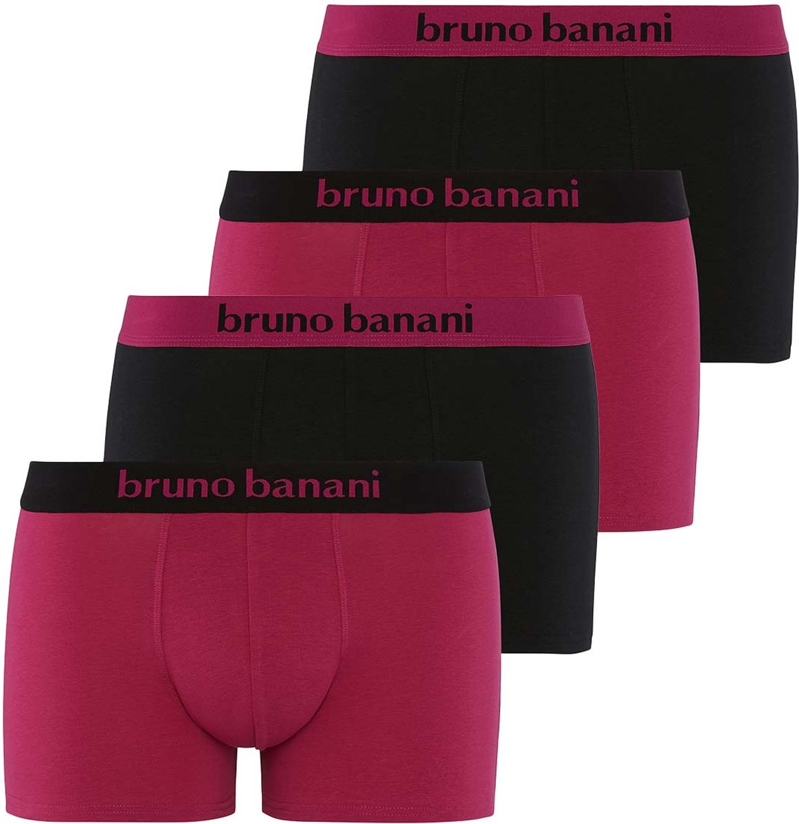 Bruno Banani Heren retro short / pant 4 pack Flowing | bol.com