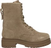 Nelson dames veterboot - Taupe - Maat 40