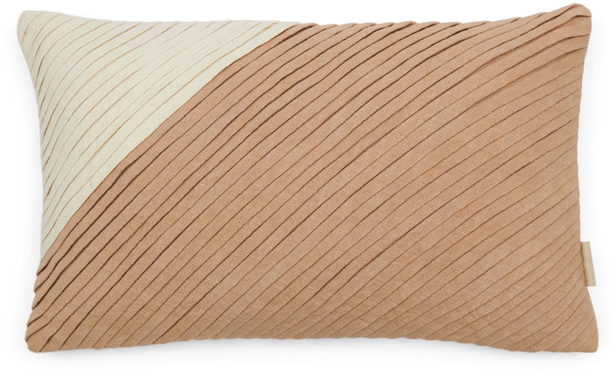 Riviera Maison Kussenhoes 50x30 - Rum Cay Plead Pillow Cover - Beige