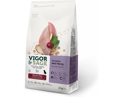 Vigor & Sage Hondenvoer Senior Well-Being Astragalus 2 kg