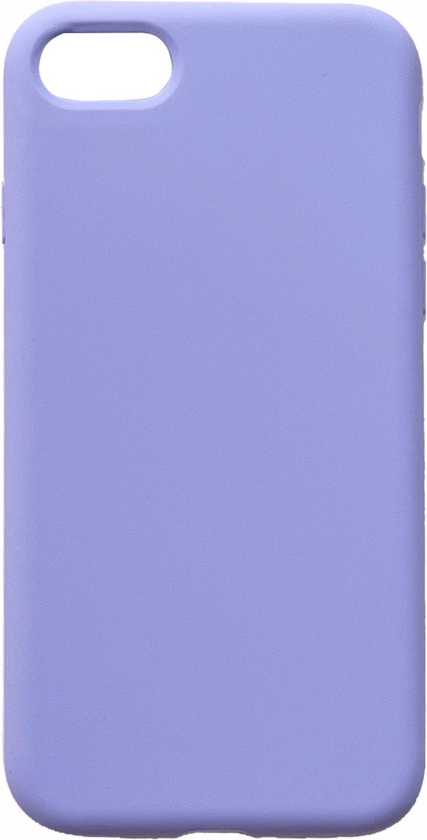 Casemania Hoesje Geschikt voor Apple iPhone X/XS - Lila - Liquid Siliconen Back Cover