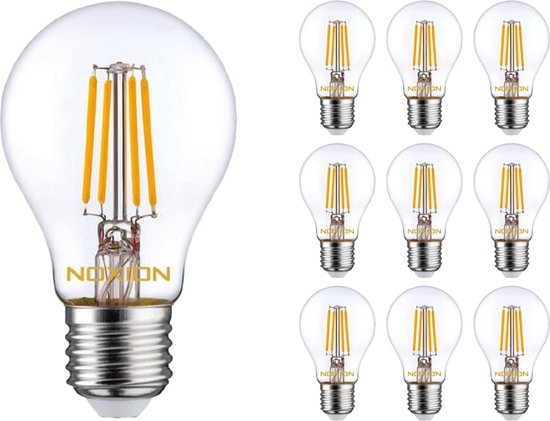 Noxion Lucent Filament LED E27 Peer Helder - Wit | Vervangt