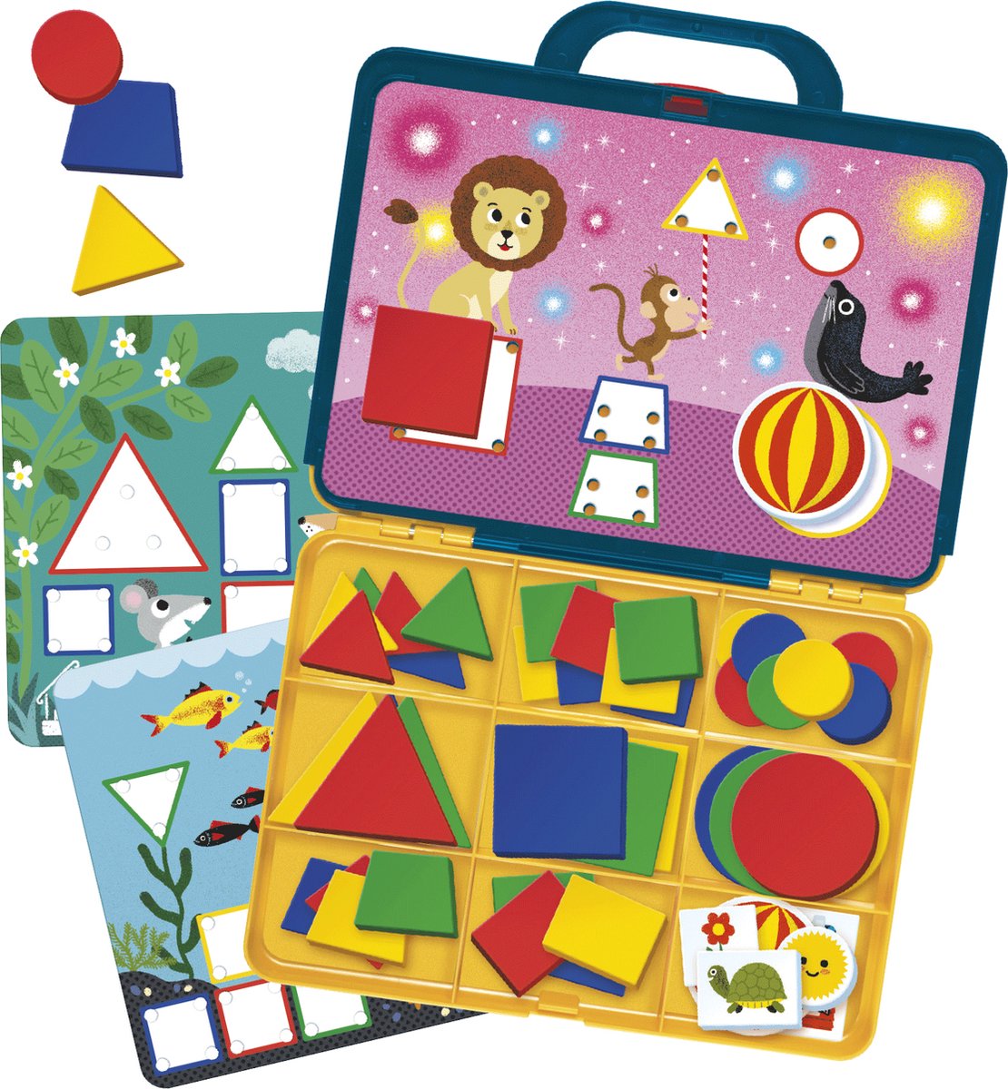 Jumbo - Ik Leer - Vormen & Kleuren - Educatief spel - Vanaf 2 jaar - Spelenderwijs leren - Speelgoed in koffer — afbeelding 9