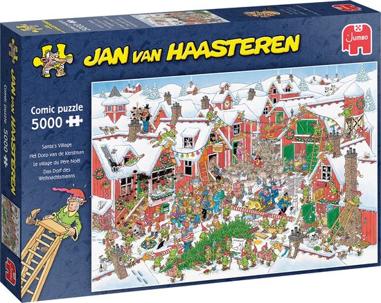 Jan van Haasteren Het dorp van de Kerstman 5000 stukjes - Legpuzzel | bol.