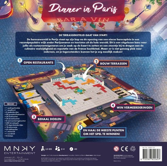 Dinner in Paris - Bordspel. 10+