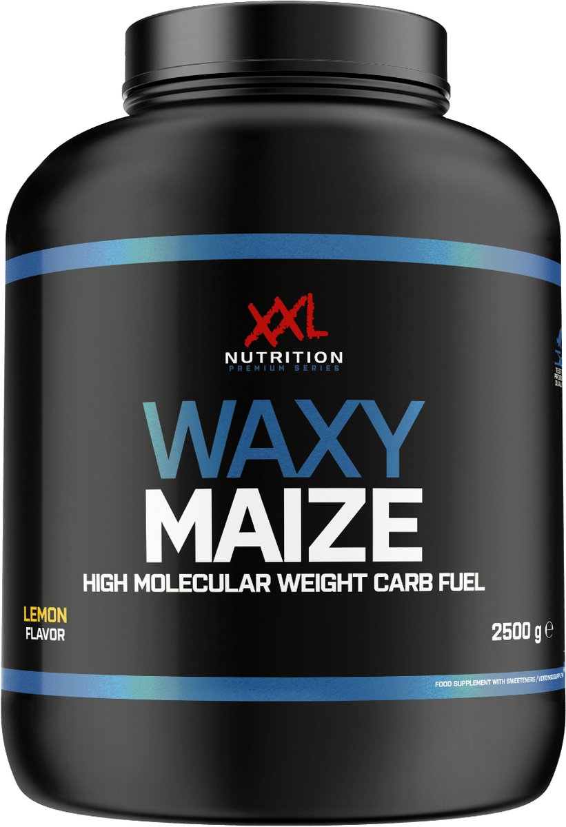 XXL Nutrition - Waxy Maize Carbloader - Hoogwaardige Koolhydraten - Lemon - 2500 gram