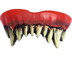 Horror monster gebit/neptanden - Halloween verkleed tandjes - volwassenen - weerwolf