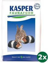 2x20 kg Kasper faunafood konijnenvoer gemengd