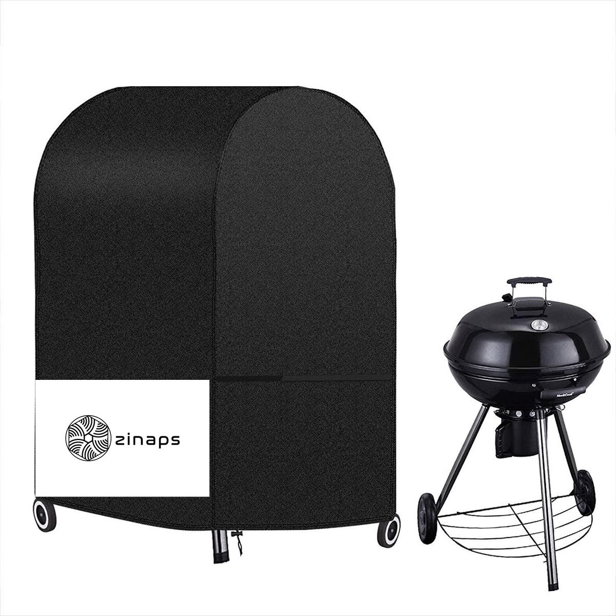 BBQ Hoes - Zinaps Barbecue Cover, Gas Grill Cover, Waterdicht, Winddicht, UV-bestand BBQ Cover, 420D Oxford-stof, Gasgrill Beschermende hoes. - (WK 02124)
