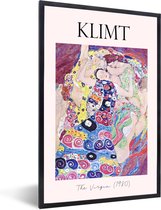 Fotolijst incl. Poster - Kunst - Gustav Klimt - The Virgin (1980) - 20x30 cm - Posterlijst