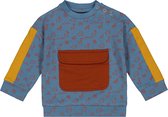 4PRESIDENT Sweater jongens - Zoo AOP - Maat 74 - Jongens trui
