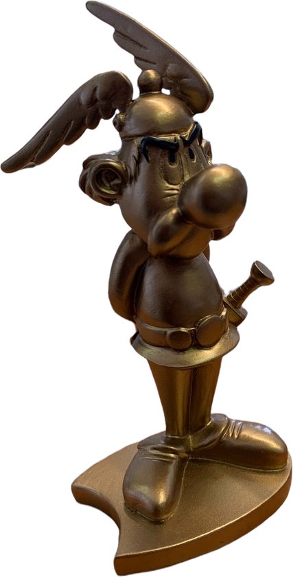 Asterix & Obelix - statue Astérix - éclat doré/bronze - plastoy - 15 cm - polyrésine