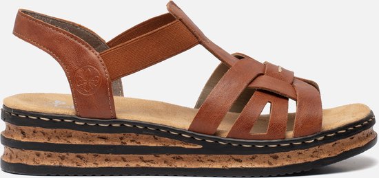 Sandales Rieker cognac - Taille 40