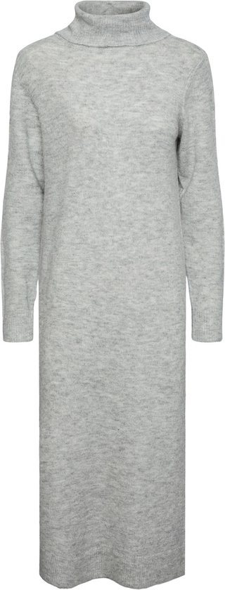 PIECES PCJULIANA LS ROLLNECK KNIT DRESS NOOS BC Dames Jurk - Maat M