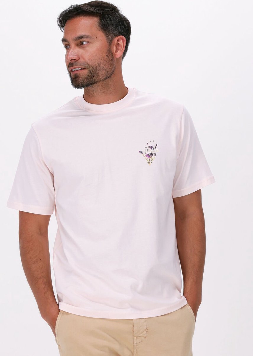Woodbird Rics First Tee Polo's & T-shirts - Lichtroze