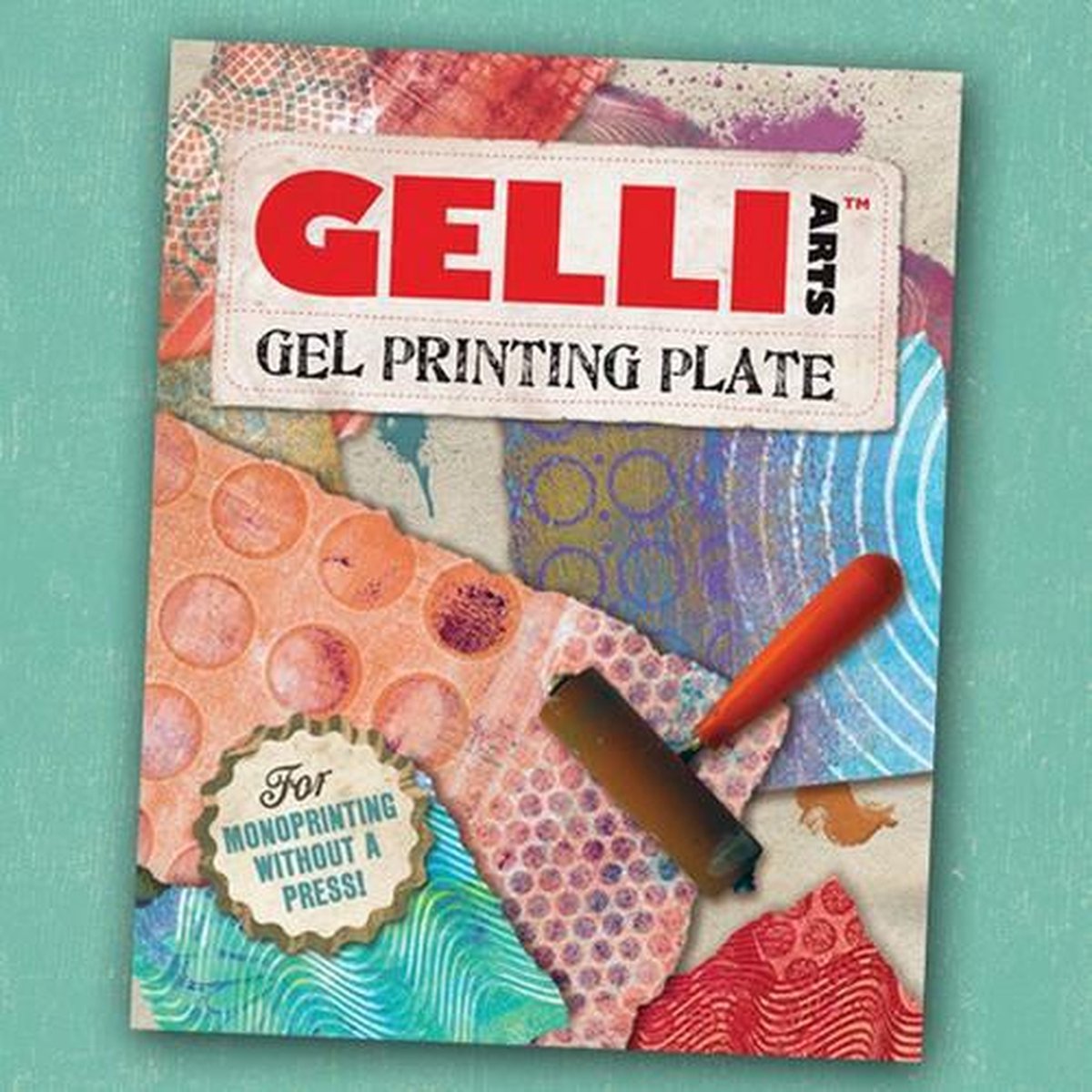 Gelli Arts - Gel Printing Plate 20.3x25.4cm GEL8X10 - Print Platen - Hobby En Decoratie Printen