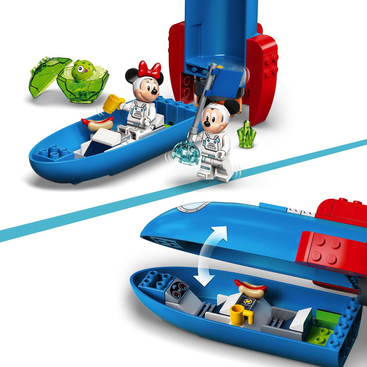 LEGO Disney Mickey and Friends Mickey Mouse & Minnie Mouse ruimteraket 10774 — afbeelding 6