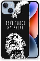 Back Case TPU Siliconen Hoesje Geschikt voor iPhone 14 Smartphone hoesje Super als Cadeautjes voor Hem Zombie