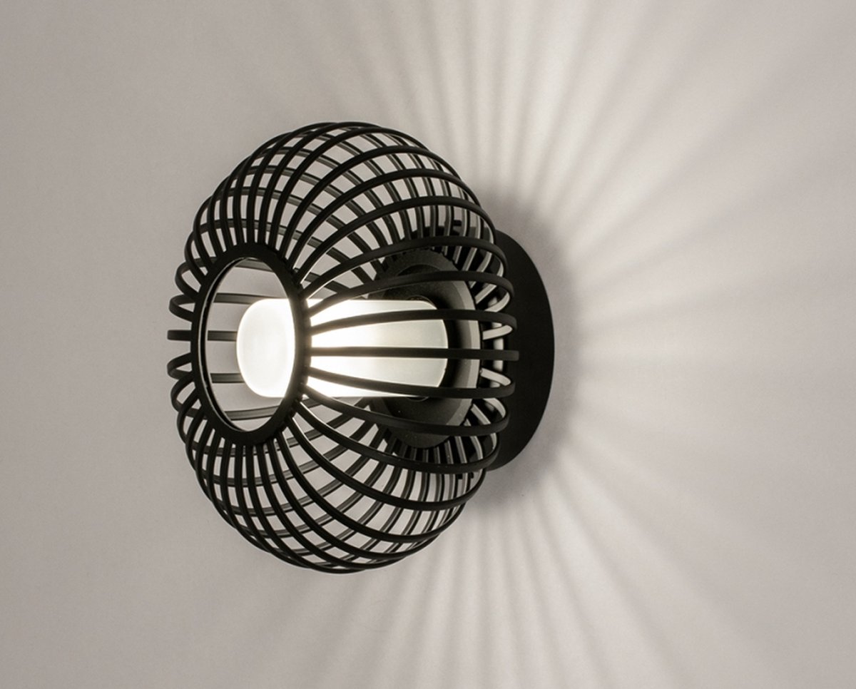 Vintage opaline wandlamp / badkamerlamp - Pled