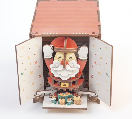 Bouwpakket Muziekdoosje Container Kerst van Merkloos — afbeelding 2