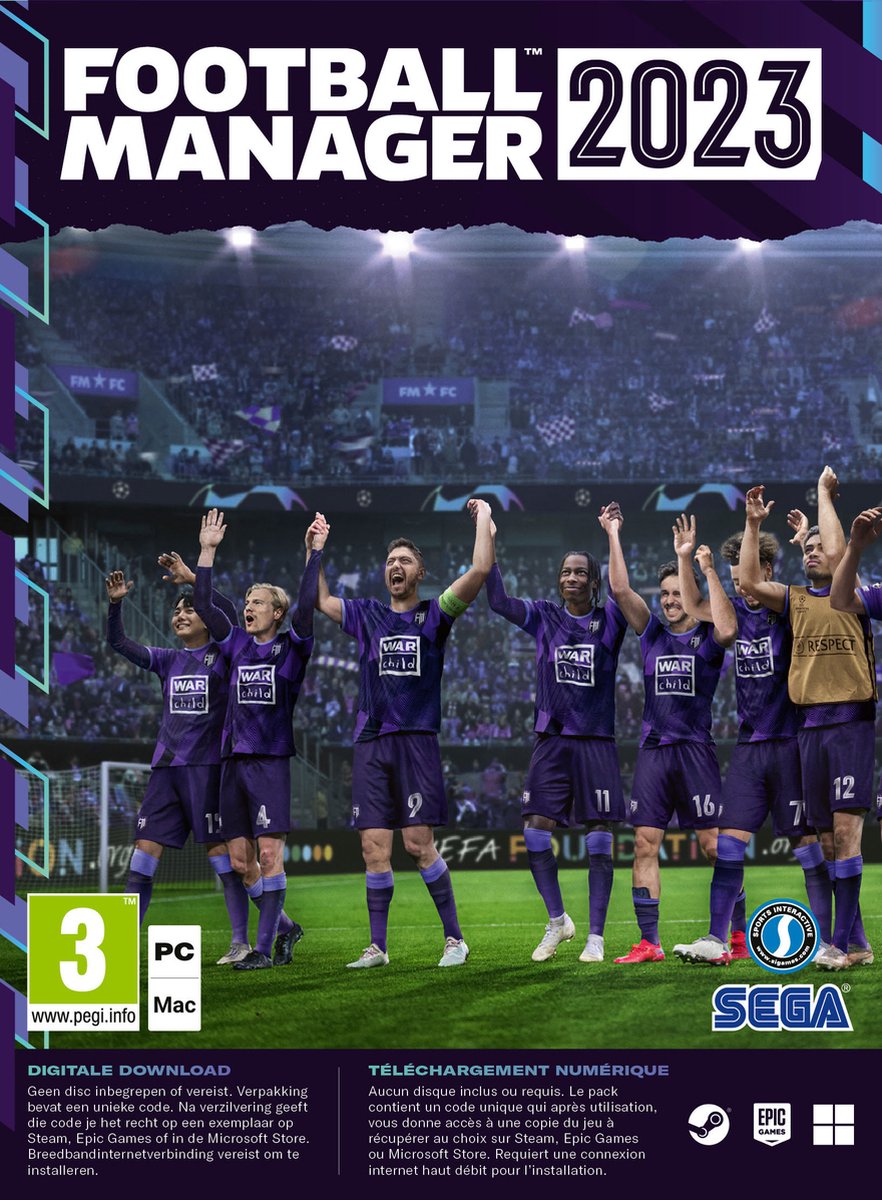 Serie van Leraar op school Elegantie Football Manager 2023 - Code in box - PC/MAC | Games | bol.com