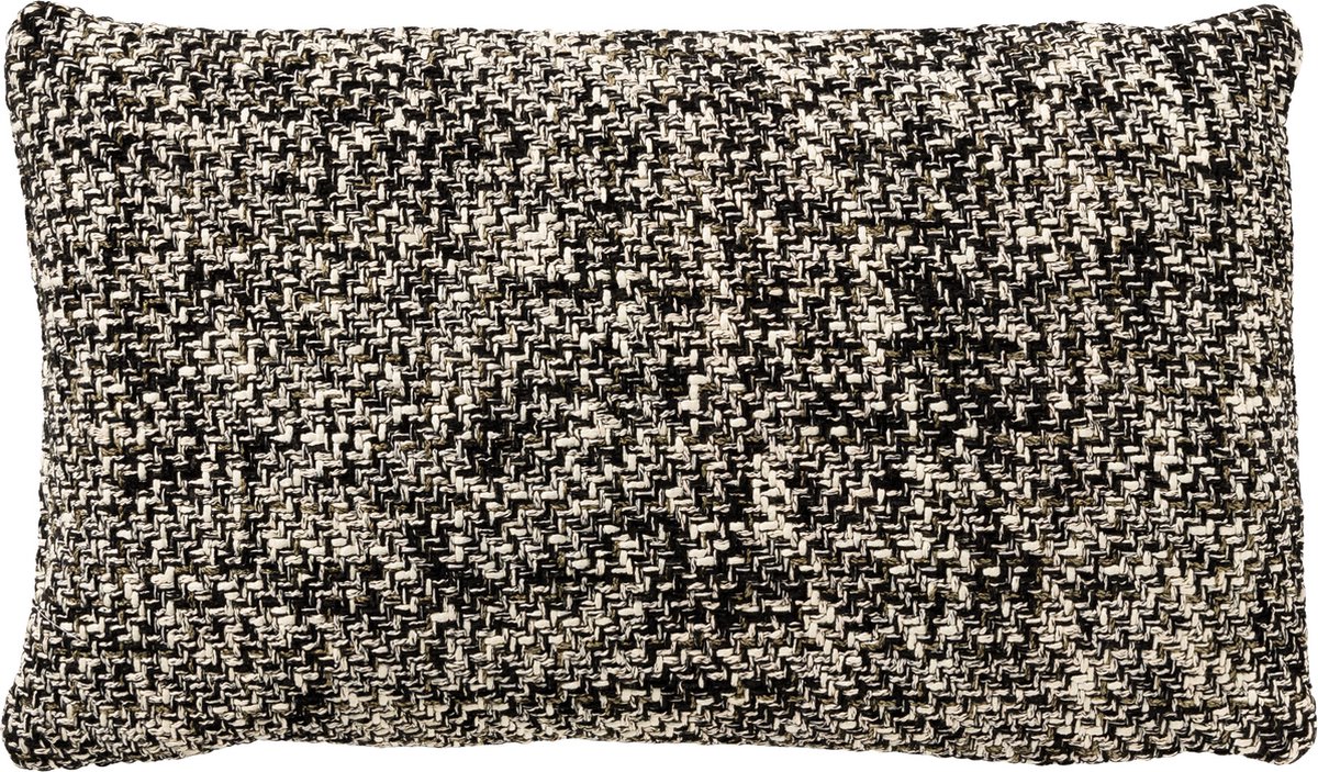 Hoii PHILIPPE | sierkussen 30x50 cm | Raven | zwart | Hoii | met duurzame kussenvulling
