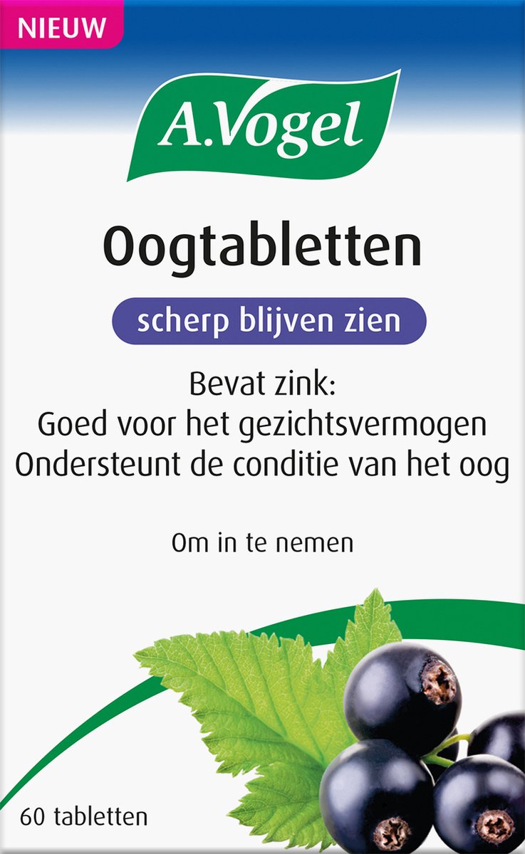 Goedkoopste A.Vogel Oogtabletten tabletten - Helpt om scherp te blijven zien - 60 st