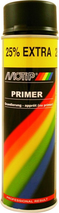 Motip 4052 Apprêt métallique Noir - 500ml