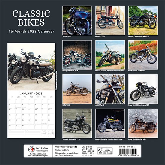 Vintage Bike Kalender 2025 