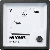 VOLTCRAFT AM-72x72/300V Analoge inbouwmeter AM-72x72/300 V 300 V Draaispoel