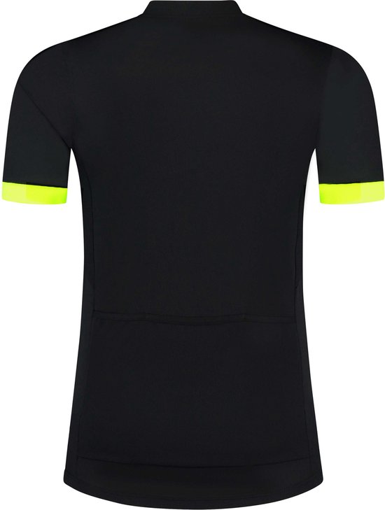 Rogelli Core Fietsshirt Heren - Korte Mouwen - Zwart Fluorgeel - M van Rogelli — afbeelding 2