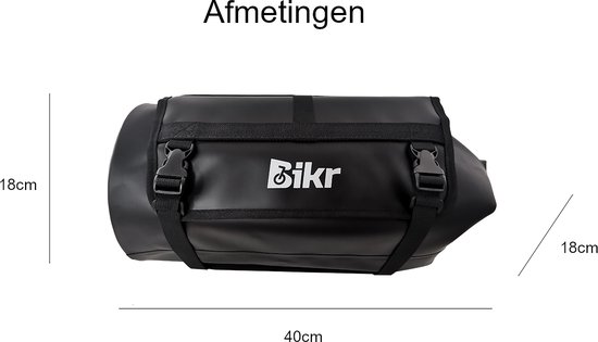 Bikr Stuurtas - 10 liter - Waterdichte fietstas 600D TPU - Bikepacking - Racefiets & Mountainbike - Lichtgewicht - Grote capaciteit van Bikr — afbeelding 4