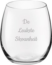 Gegraveerde Drinkglas 39cl De Leukste Skoanheit