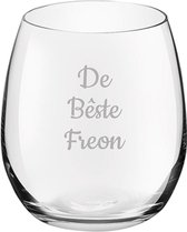 Gegraveerde Drinkglas 39cl De Bêste Freon