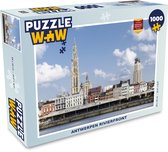 Puzzel Architectuur - Water - Antwerpen - Legpuzzel - Puzzel 1000 stukjes volwassenen